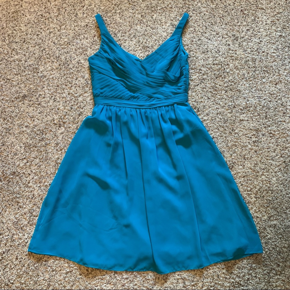 David’s Bridal Short Oasis Bridesmaid Dress